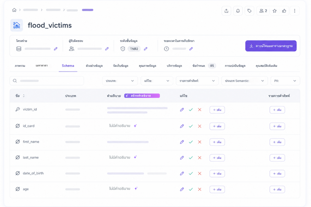 PROM AI Assistant interface
