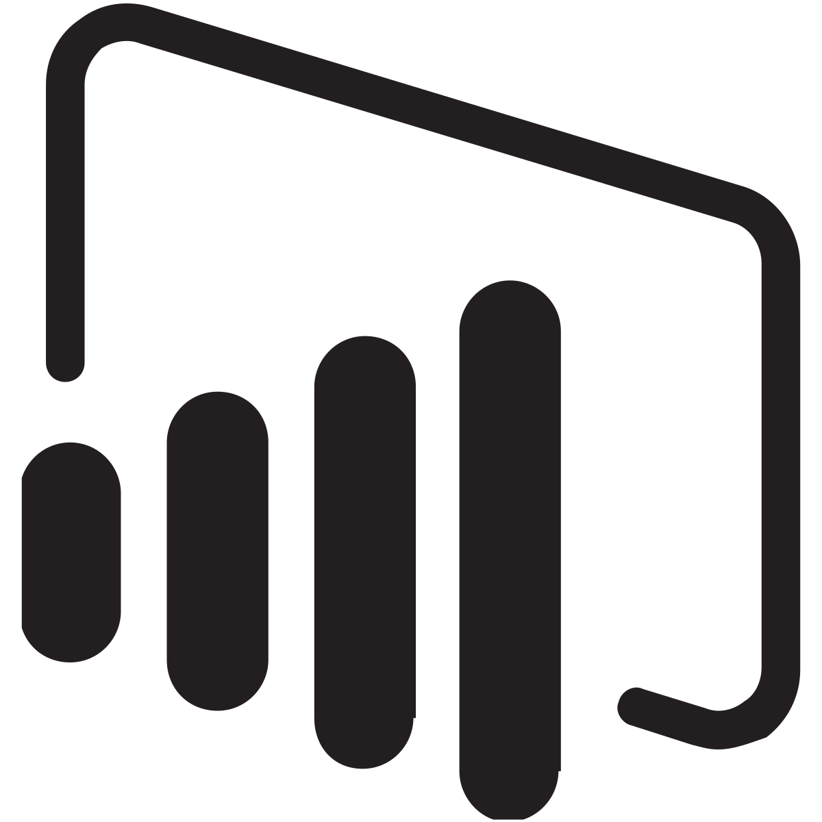 Power BI logo